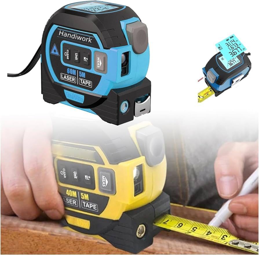 3 in 1 Infrared Laser Tape Measuring Tool - Handiwork